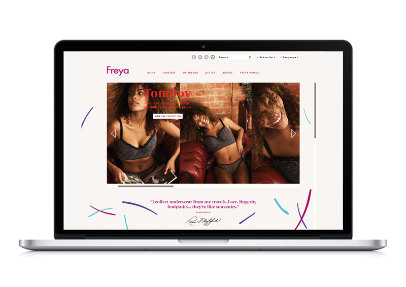 Wacoal女性內衣品牌vi設計，logo設計