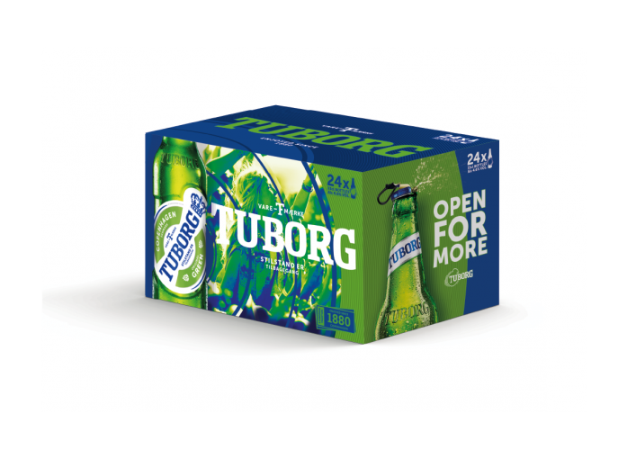 丹麥啤酒Tuborg品牌設計，展現年輕與活力