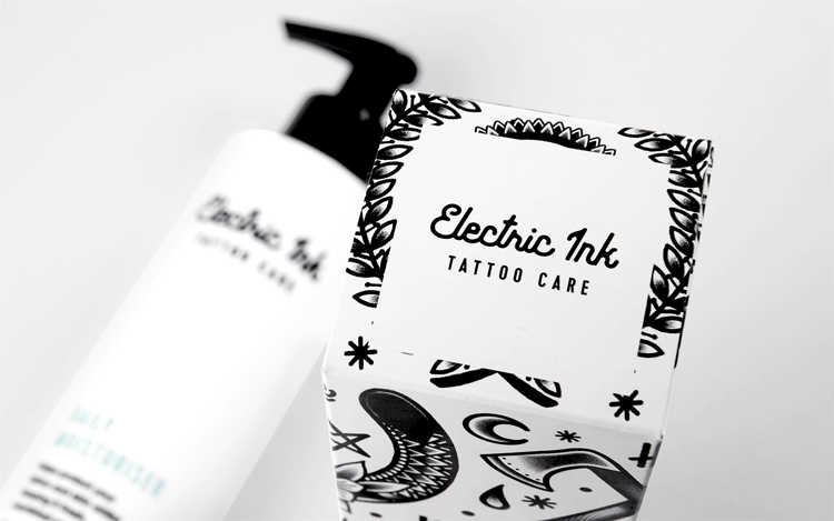 紋身護理品牌Electric Ink視覺識別設計
